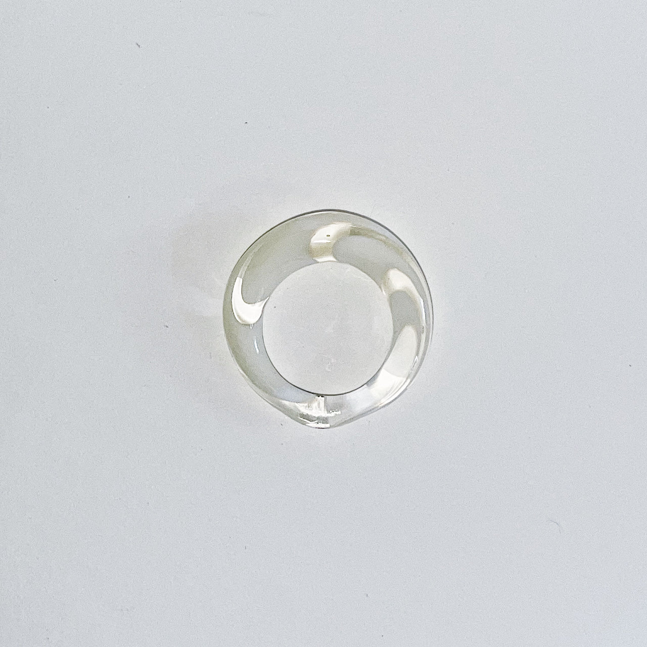 Turkish Delight Spiral Glass Ring