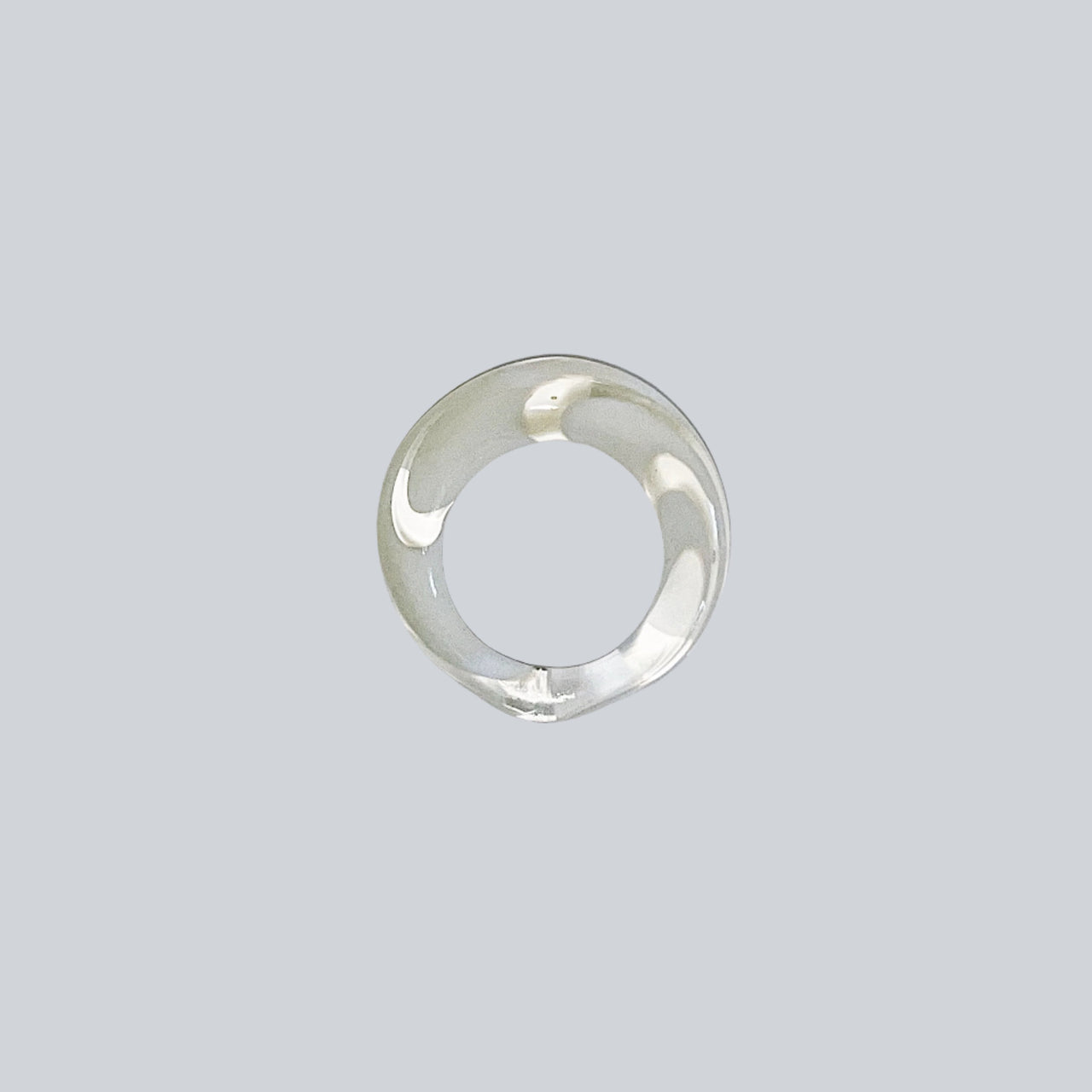 Turkish Delight Spiral Glass Ring