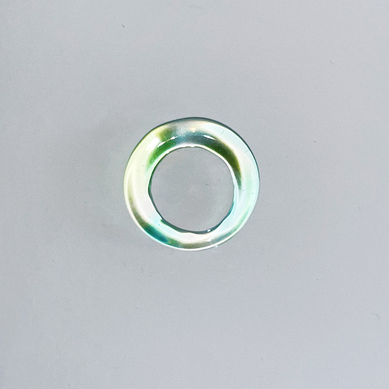Green Lust Glass Ring