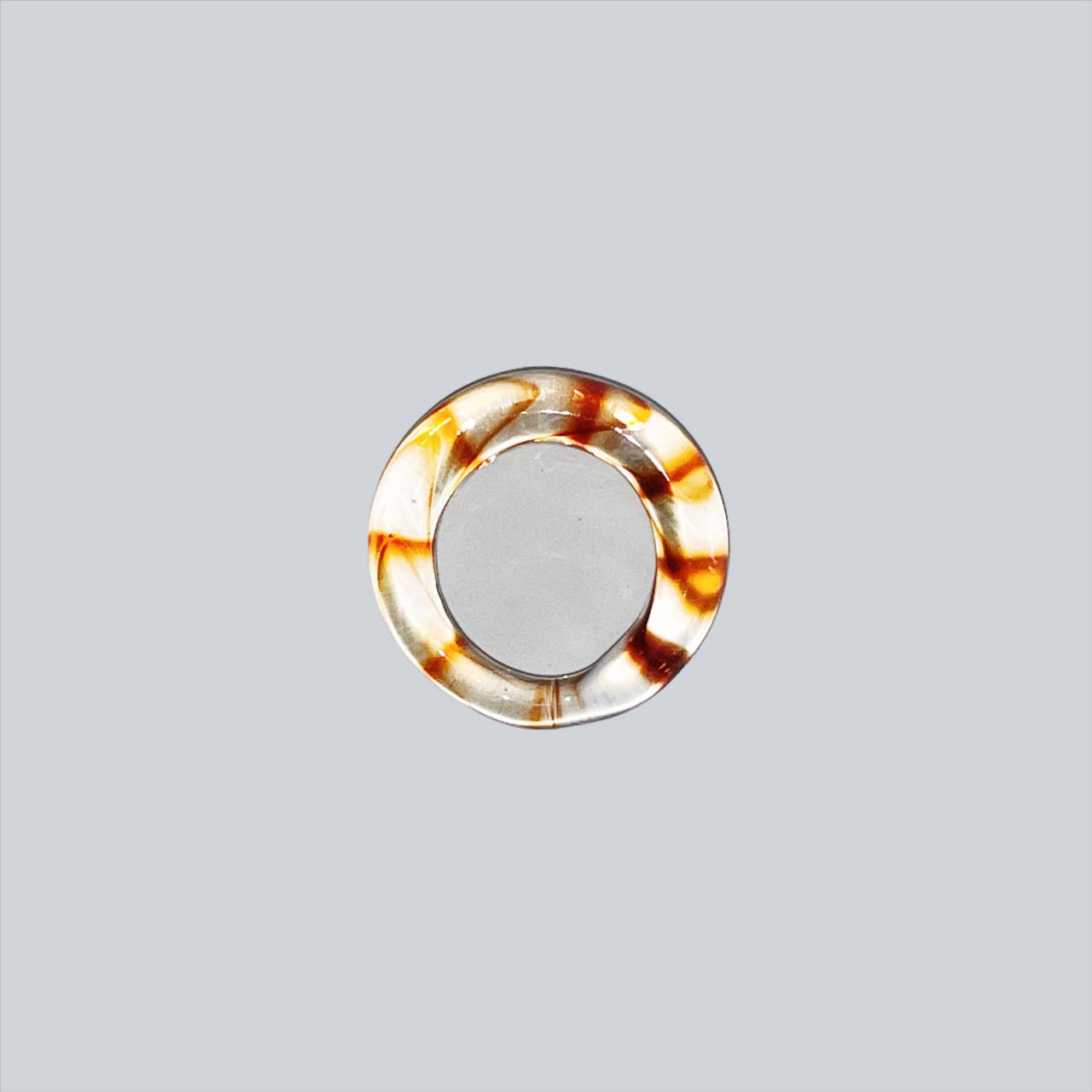 Electric Orange Glass Ring
