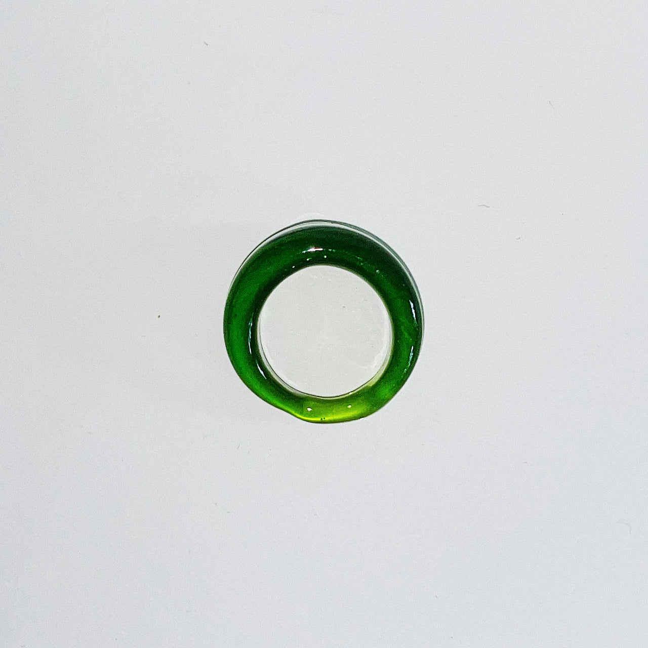 Forest Band Glass Ring