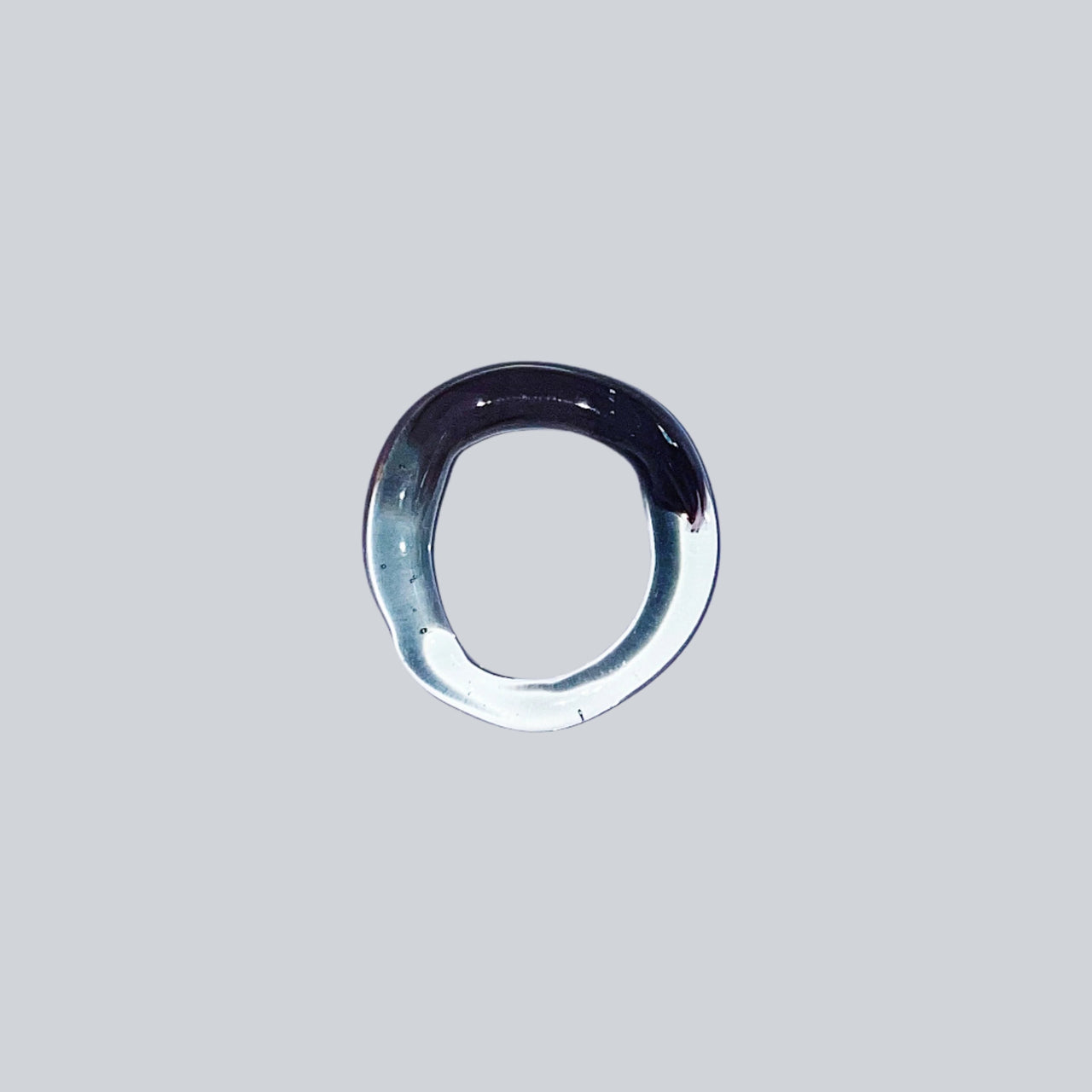 Violet Ivy Thin Glass Ring