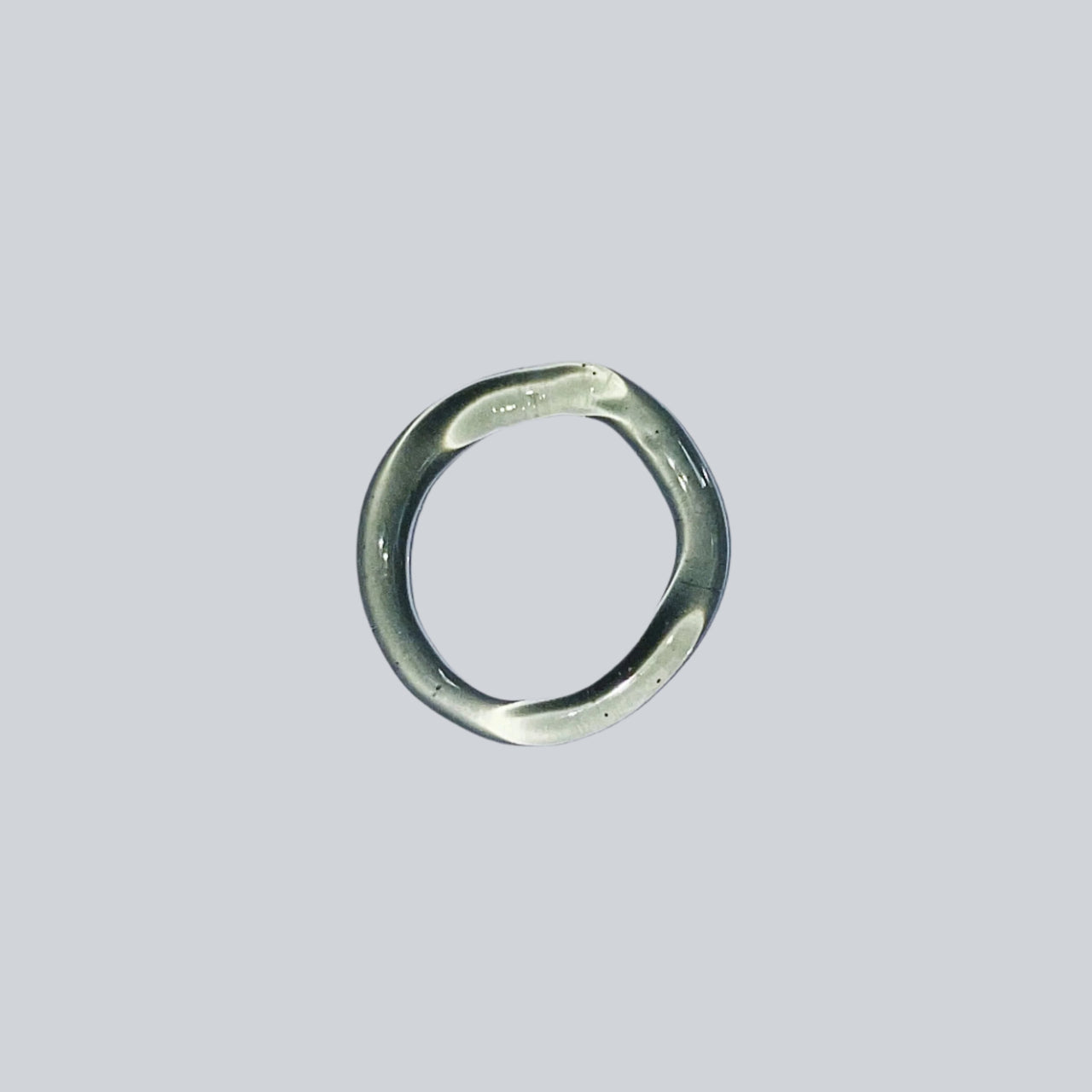 Rustik Olive Thin Glass Ring