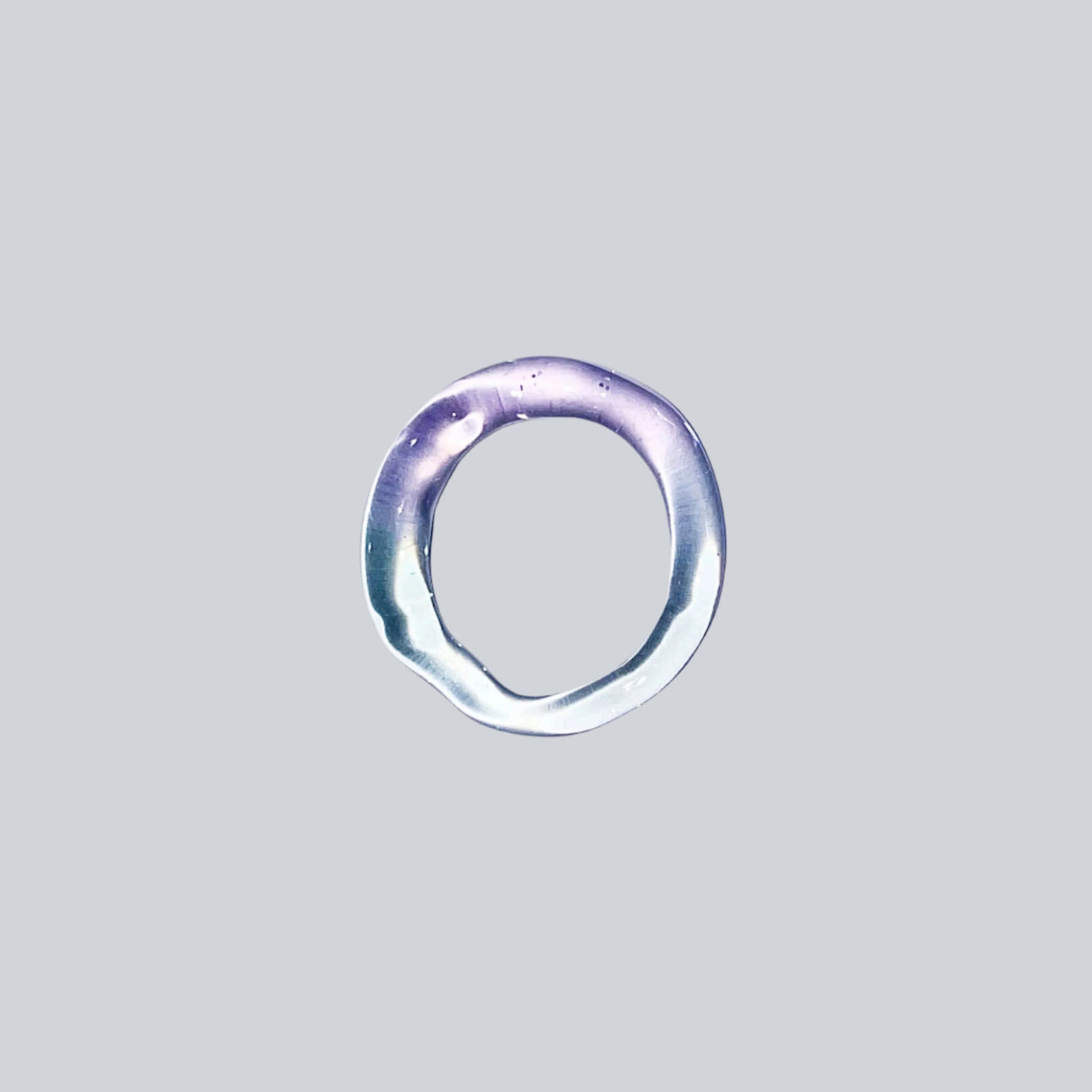 Eden's Lilac Thin Glass Ring