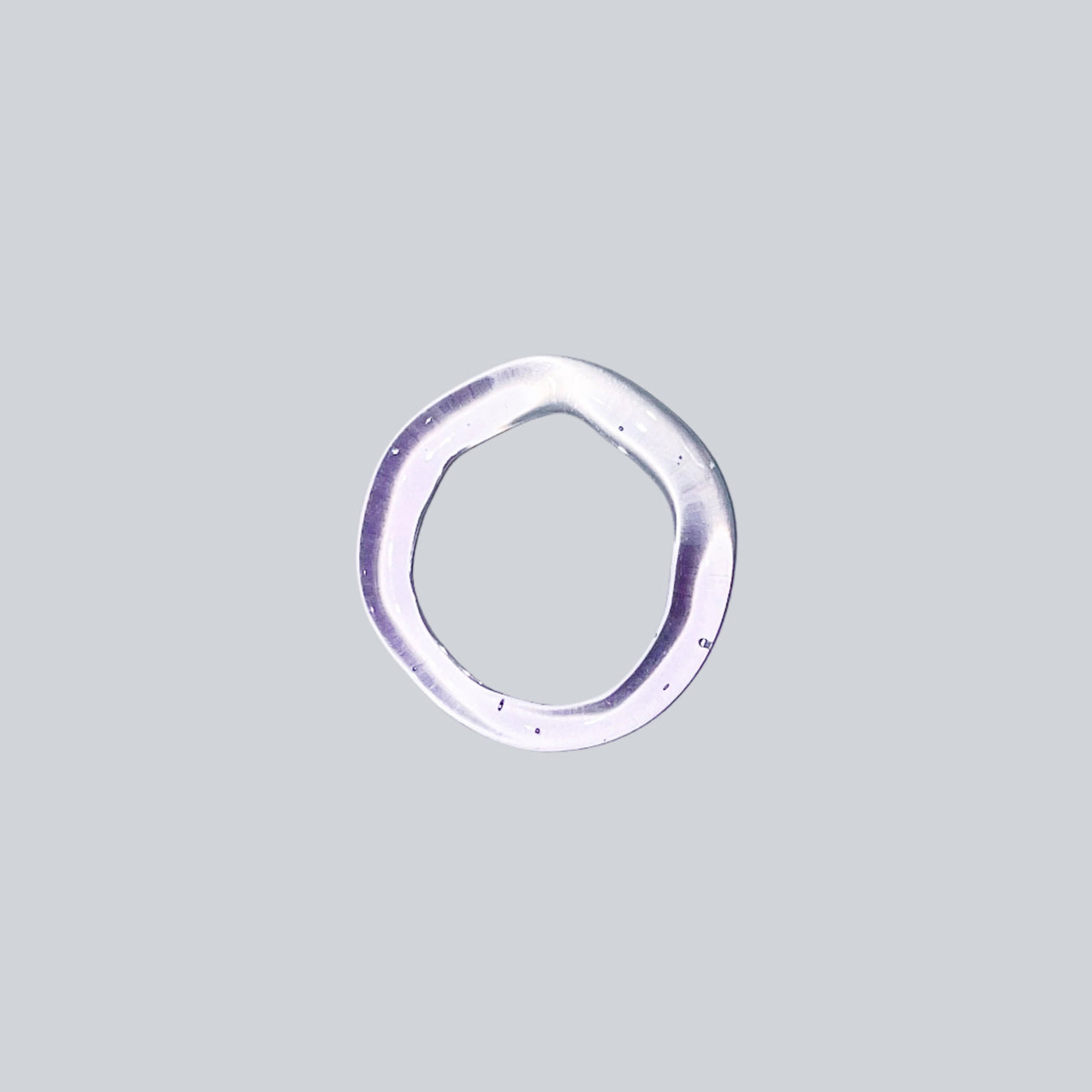 Plum Blossom Thin Glass Ring