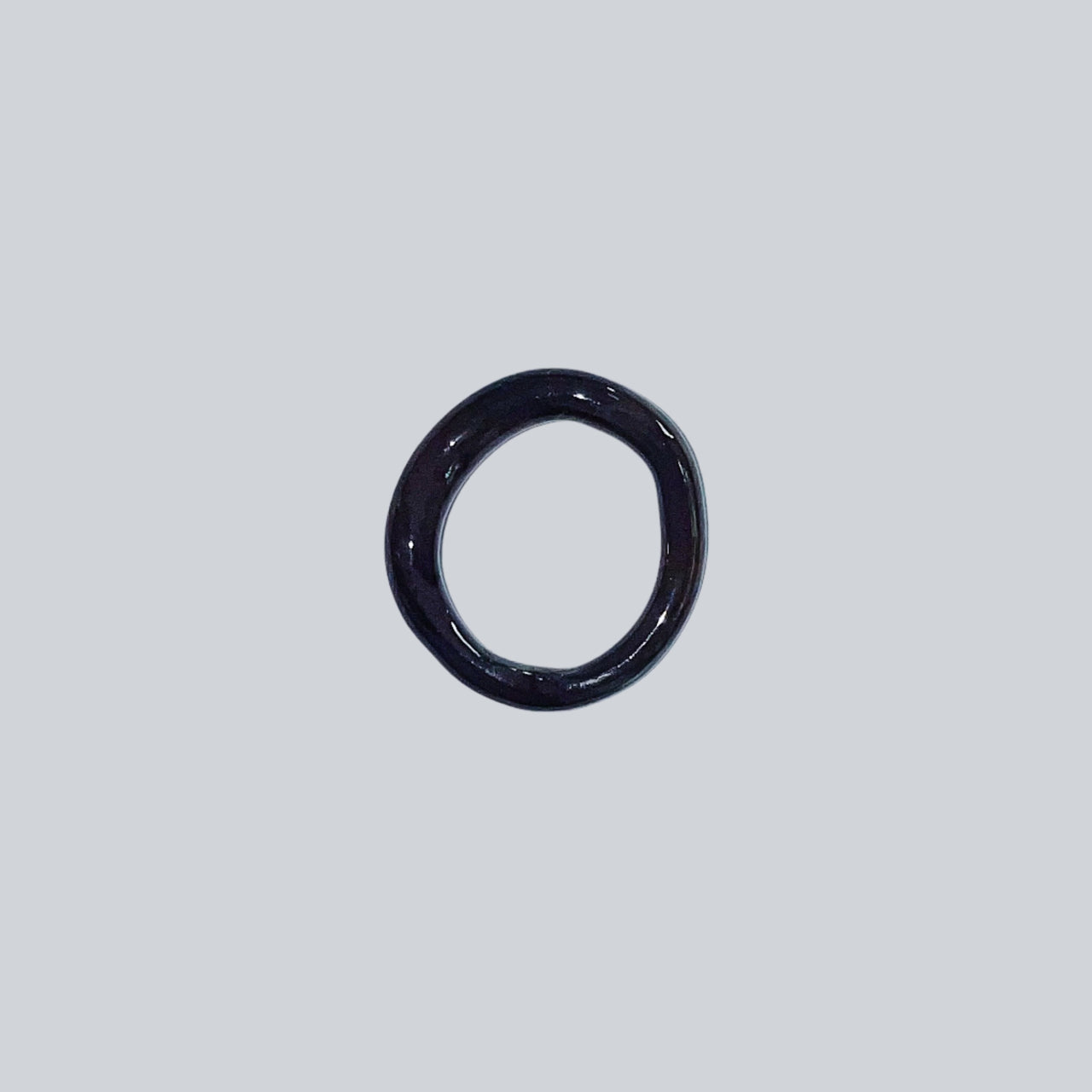 Plum Eclipse Thin Glass Ring