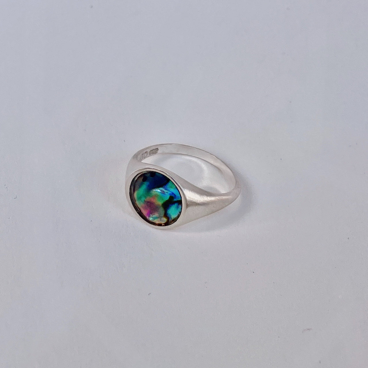 Abalone Round Ring